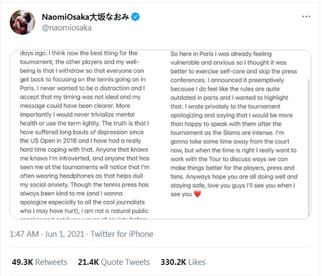 开云在线直播-大坂直美以退赛平息争议 “心理健康”讨论远未结束